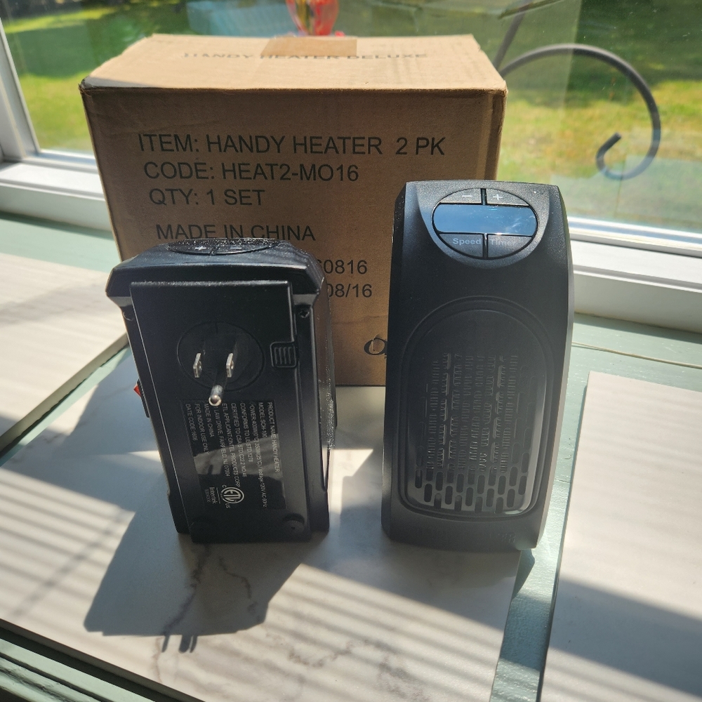 Set of 2 Handy Heaters As Seen On T.V.